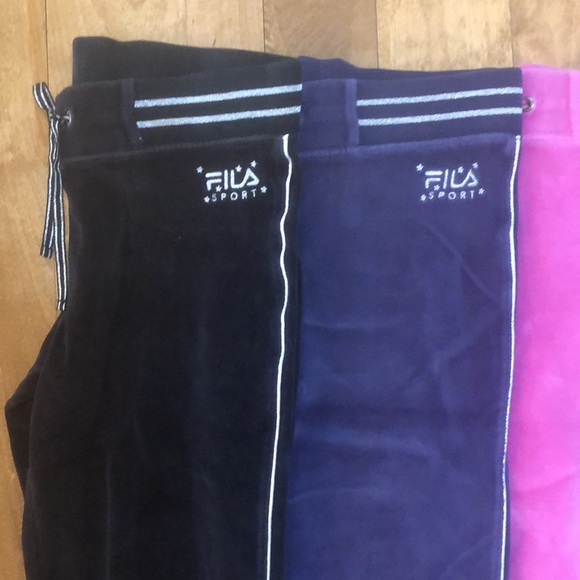 4 pair velour girls size 12 pants. - Picture 3 of 3